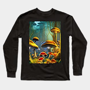 Mushroom forest Long Sleeve T-Shirt